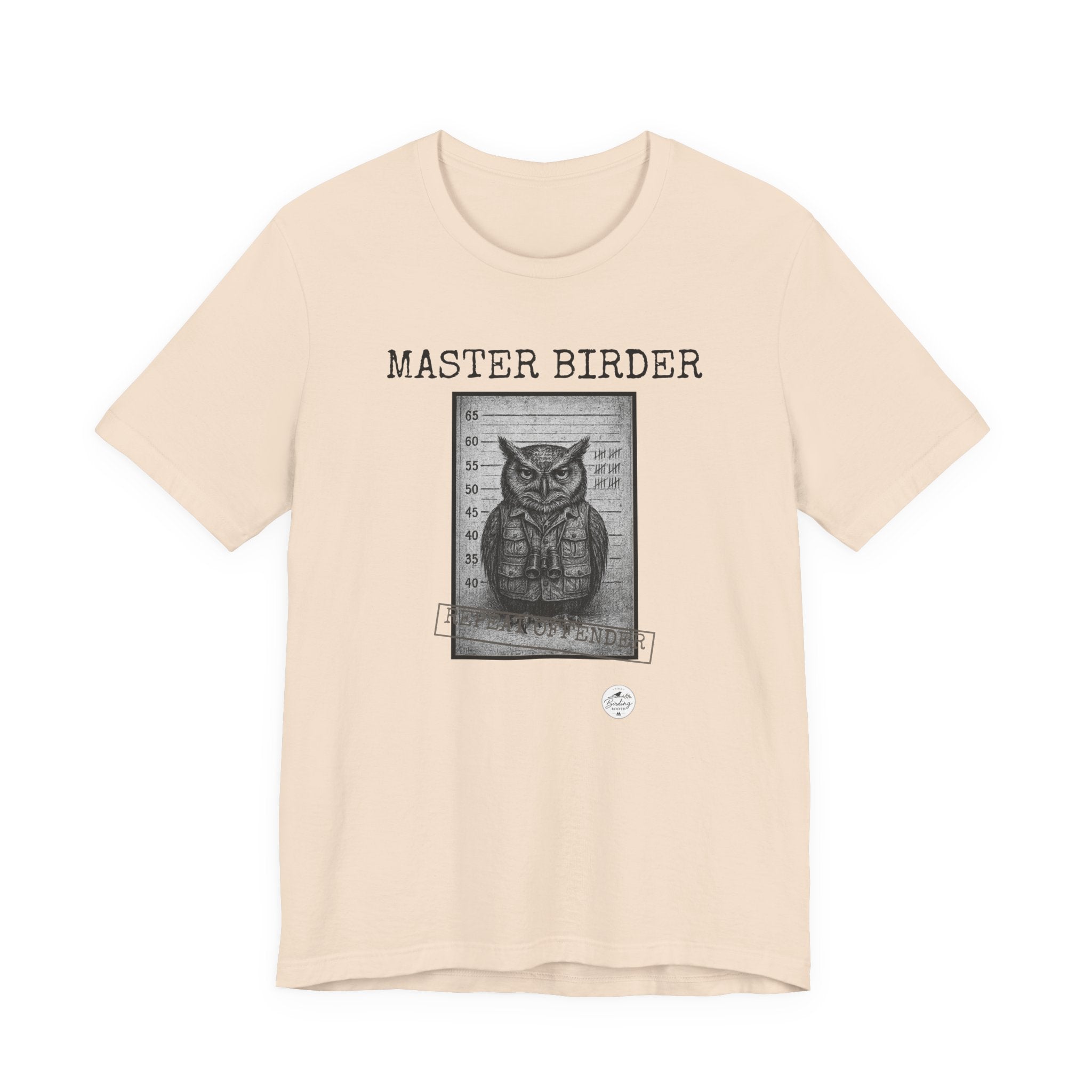 Master Birder: Repeat Offender — Mugshot Tee, product photo 9