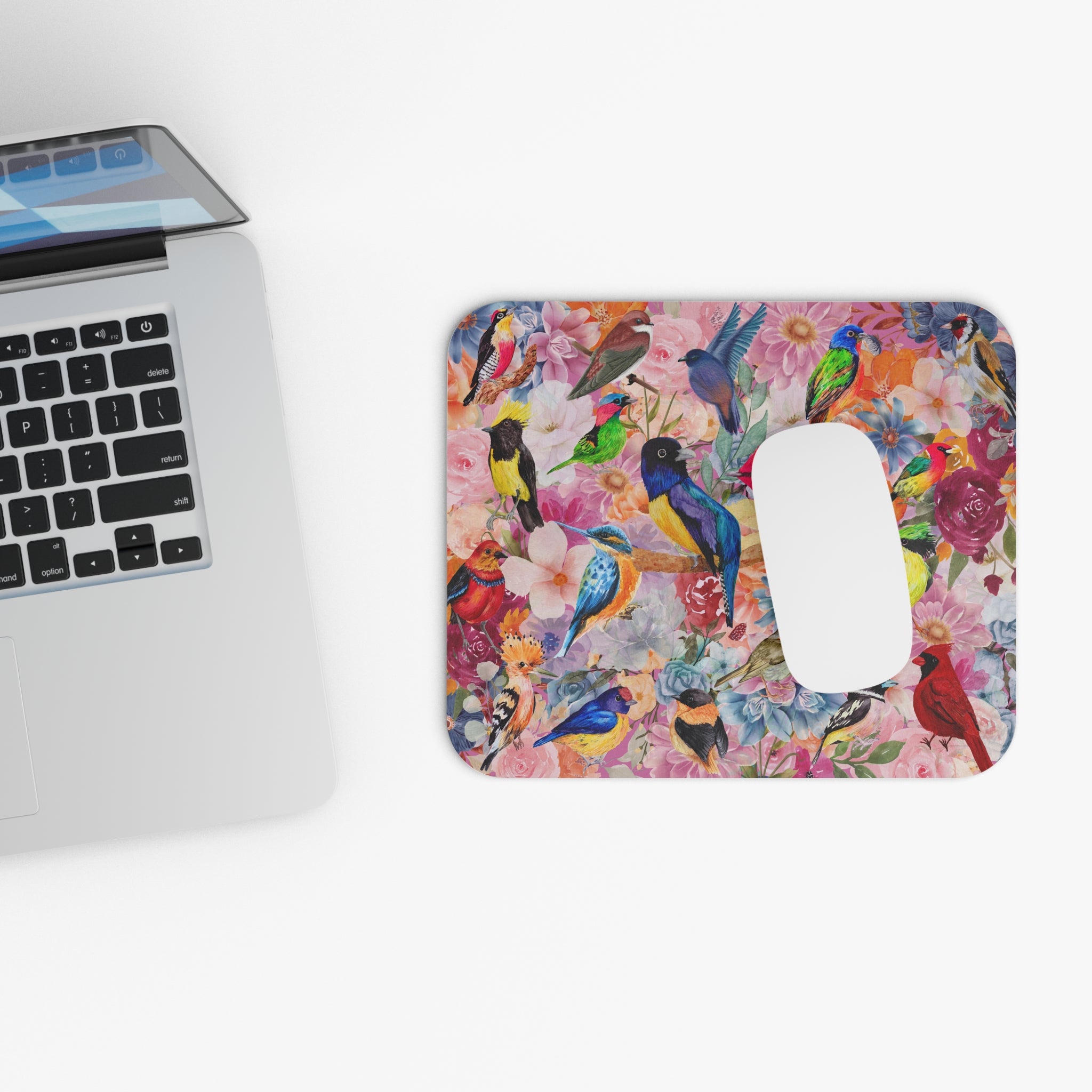 Watercolor Bird Mouse Pad