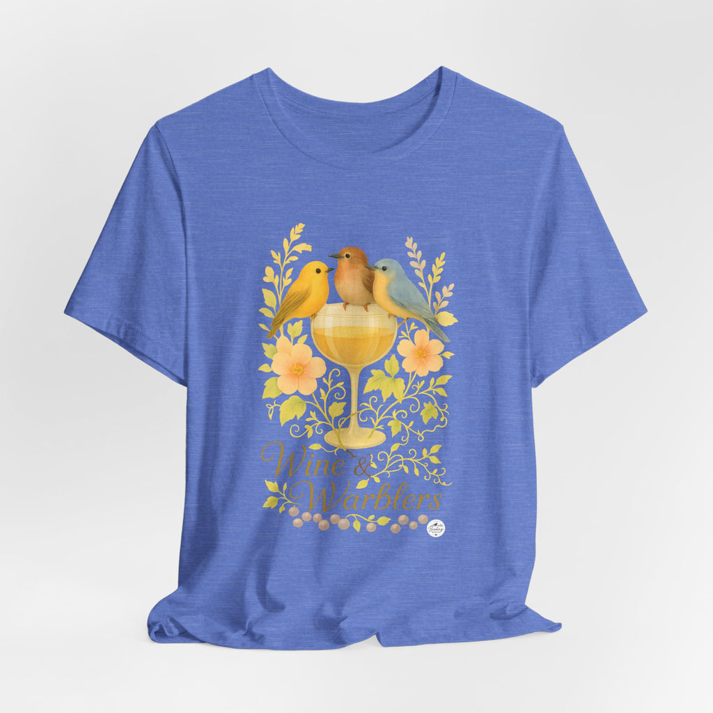 Wine & Warblers | Watercolor Bird Tee