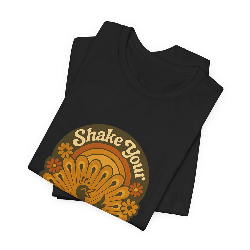 Shake Your Tail Feathers | Retro Dance Bird Tee