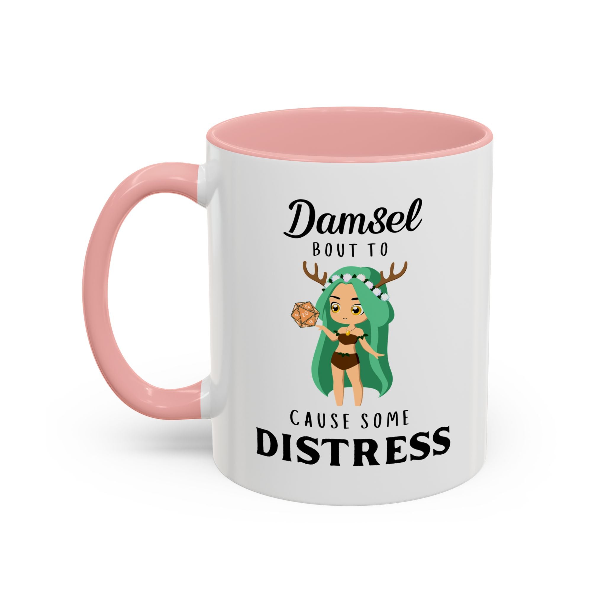 Damsel Bout to Cause Distress 11oz Coffee Mug - Birding Gifts, Bird Lover Gift, Gift for Bird Lover, Gift for Birder, Bird Watching Gift