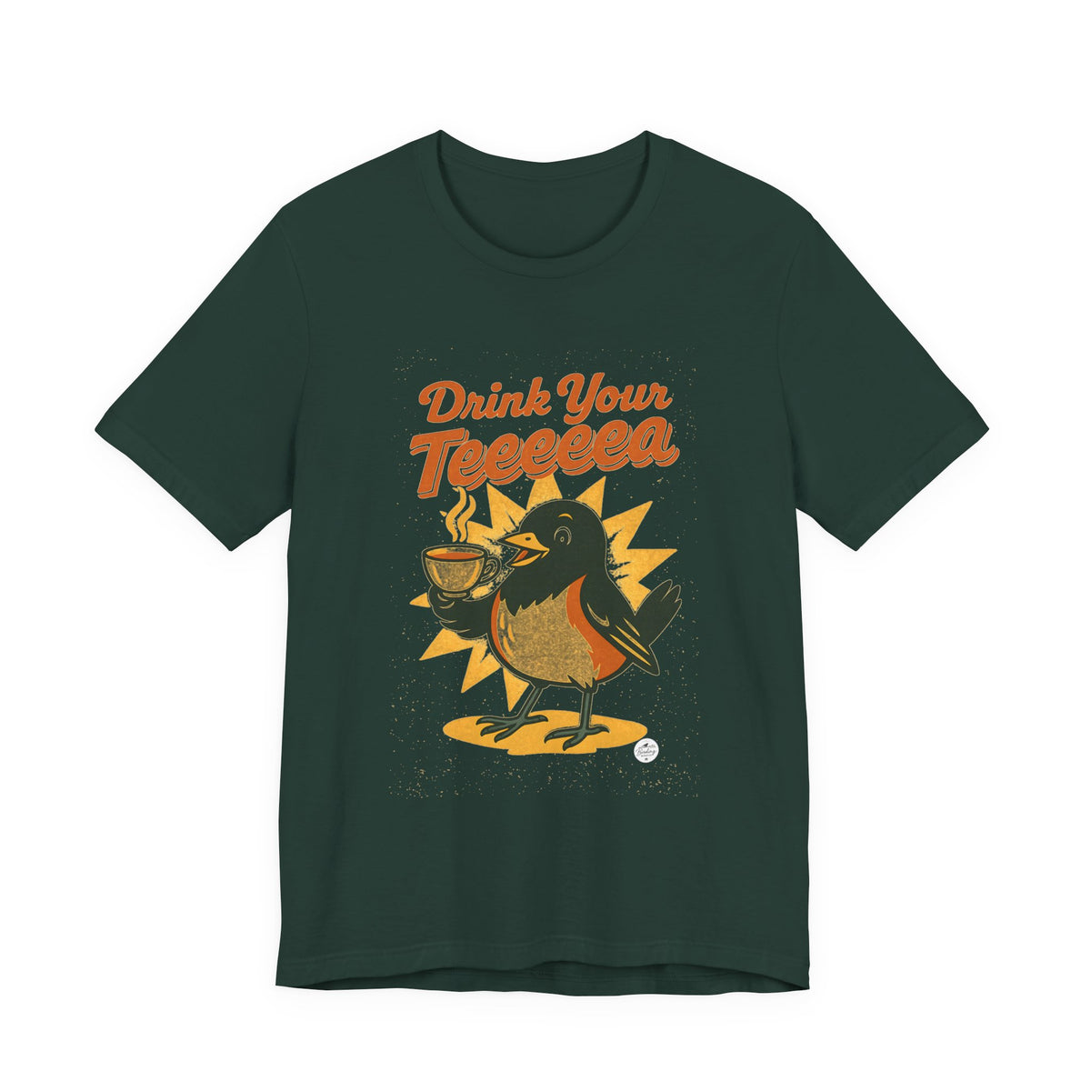 Drink Your Teeeeea — Towhee Bird Call Tee, product photo 2