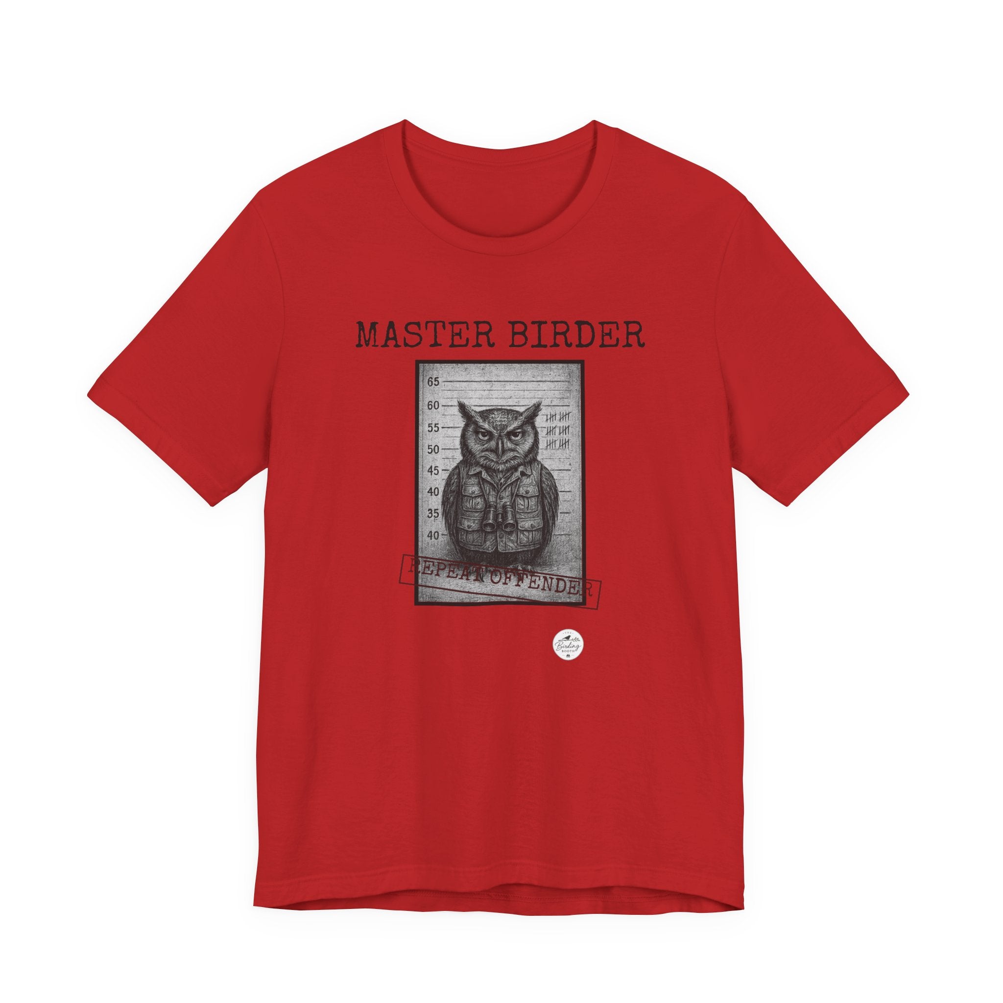Master Birder: Repeat Offender — Mugshot Tee, product photo 8