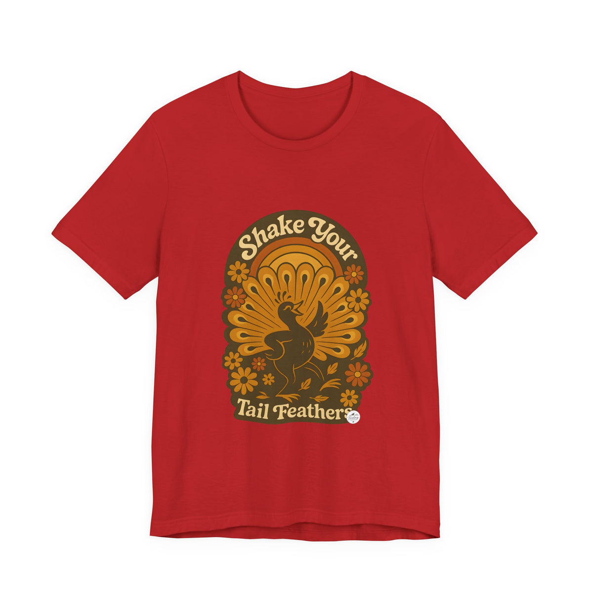 Shake Your Tail Feathers — Retro Dance Bird Tee, product photo 8