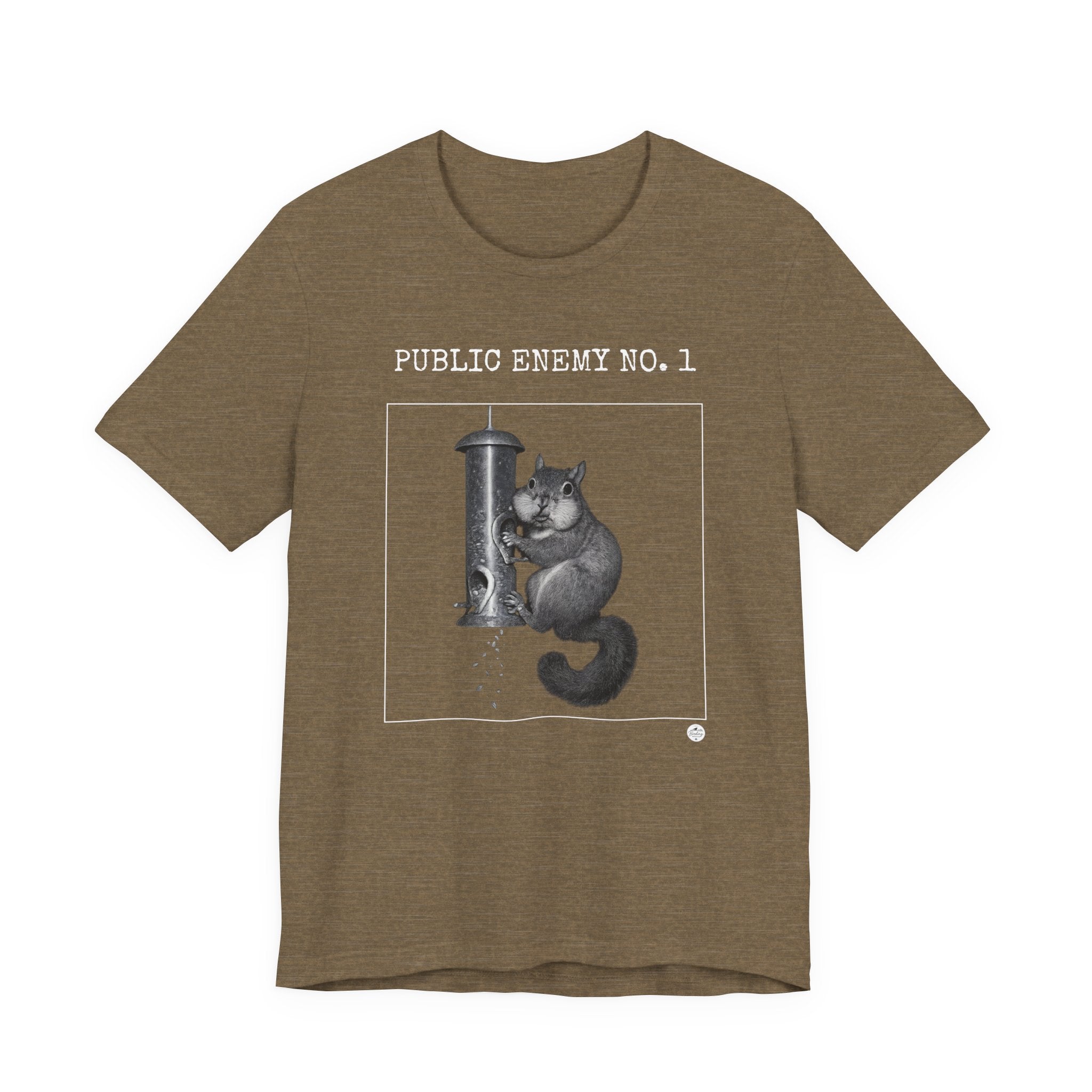 Feeder Enemy No. 1 — Squirrel Wanted Poster Tee, product photo 9