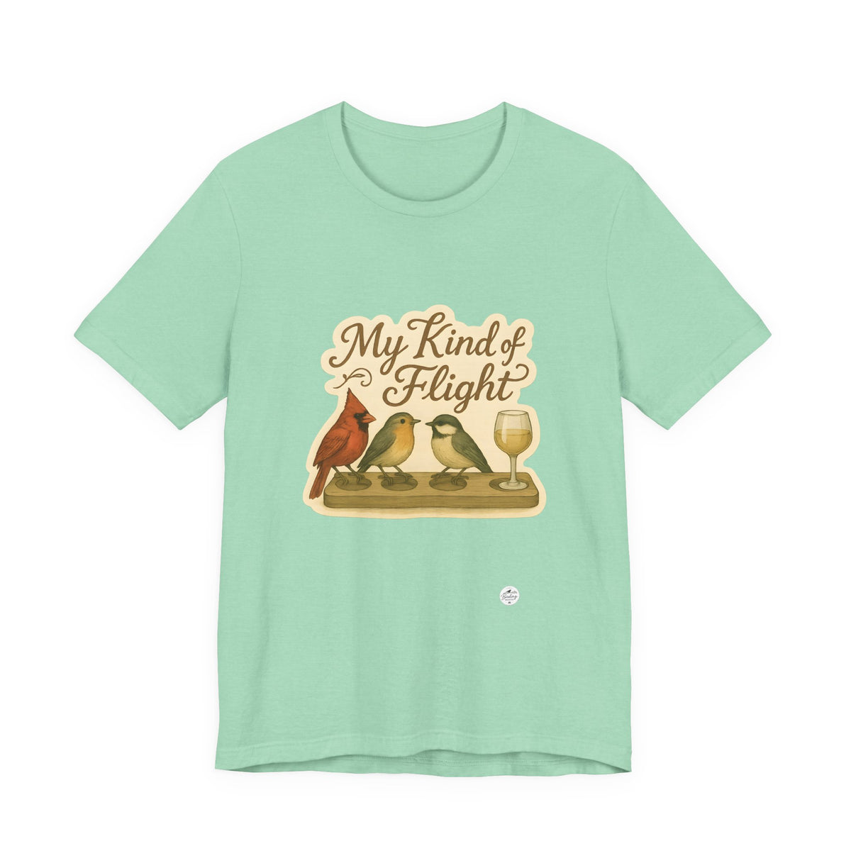 My Kind of Flight — Songbird Tasting Board Tee, product photo 5