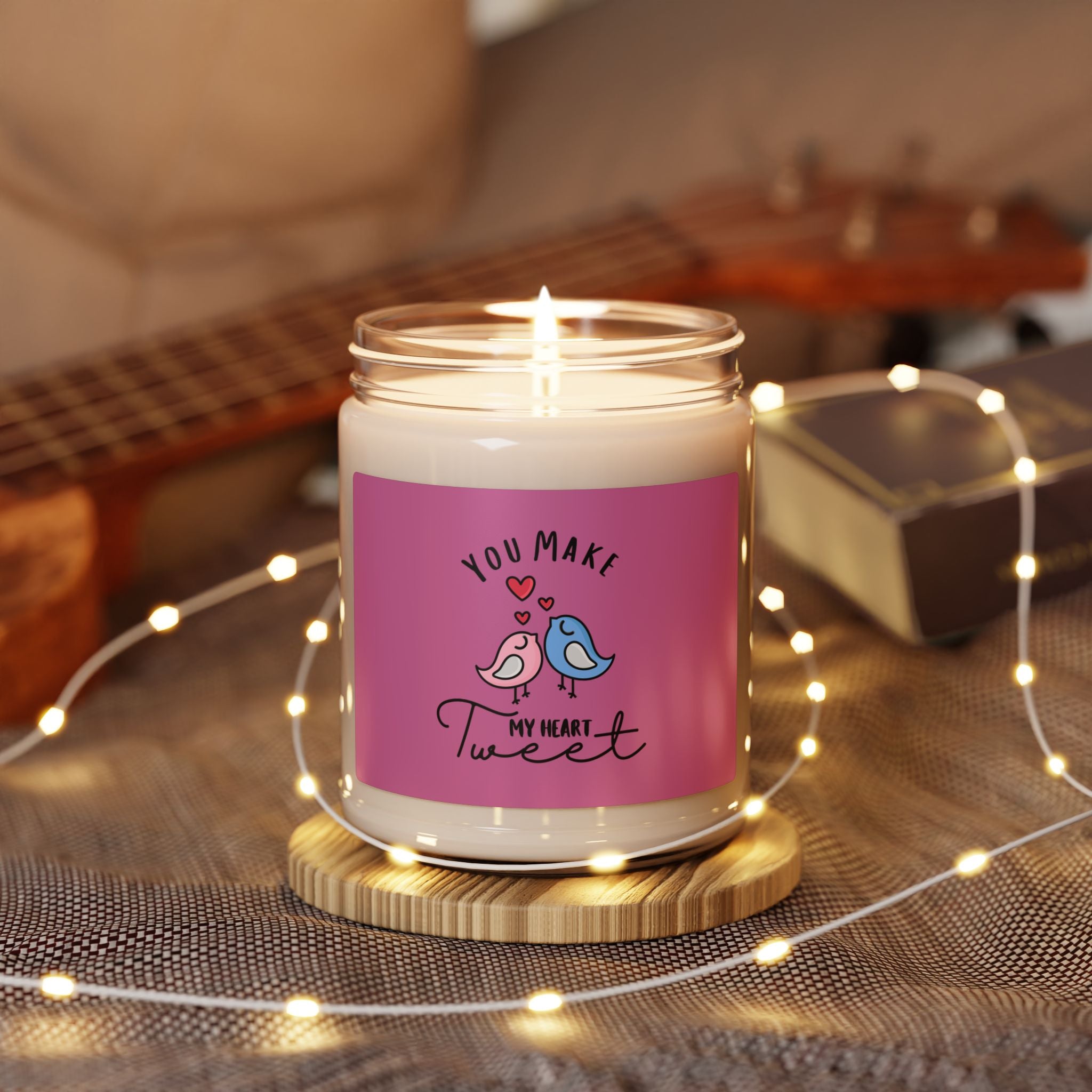 You Make My Heart Tweet Soy Candle